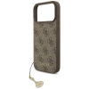 Guess 4G Charms Collection MagSafe Hülle für iPhone 17 Pro Max - Braun