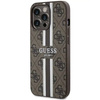 Guess GUHMP13XP4RPSW iPhone 13 Pro Max 6.7&quot; brown/brown hardcase 4G Printed Stripes MagSafe