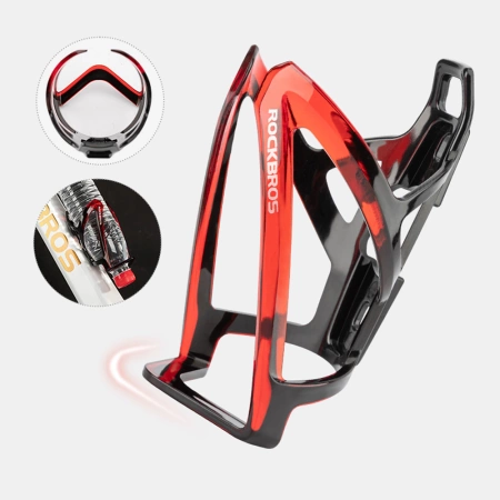 Rockbros FK338 Bike Bottle Holder - Black and Red