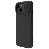 Nillkin CamShield Silky Silicone Case iPhone 14 Plus Case with Camera Protector Black