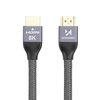 Wozinsky kabel HDMI 2.1  8K 60 Hz 48 Gbps / 4K 120 Hz / 2K 144 Hz 1m srebrny (WHDMI-10)