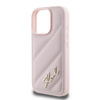 Karl Lagerfeld KLHCP16LPQDSMGP iPhone 16 Pro 6.3" różowy/pink hardcase Quilted Signature