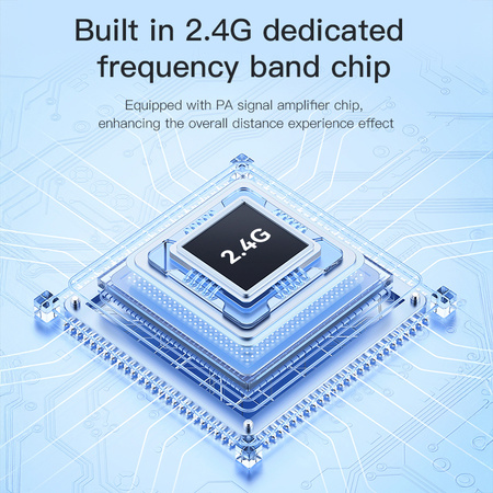 Yesido Mikrofon krawatowy bezprzewodowy KR12 Lightning czarny