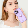 Kingxbar Wish Series Hülle für iPhone 14 Plus verziert mit lila Kristallen