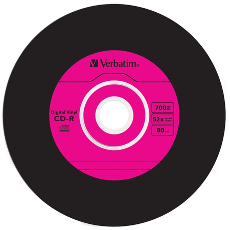 Płyta CD-R Verbatim DATA VINYL 700MB SLIM 10szt 43426