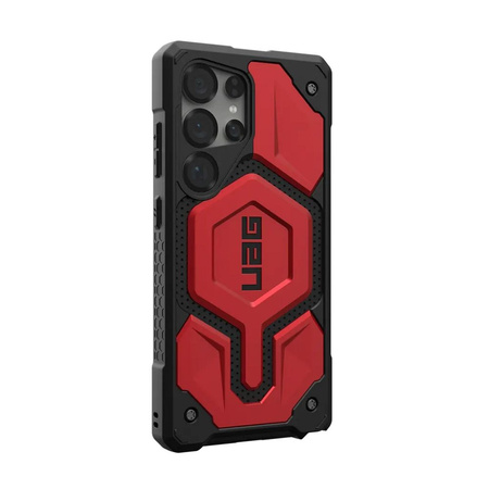 UAG Urban Armor Gear futerał MONARCH PRO z wbudowanym modułem magnetycznym do SAMSUNG S25 Ultra 5G crimson