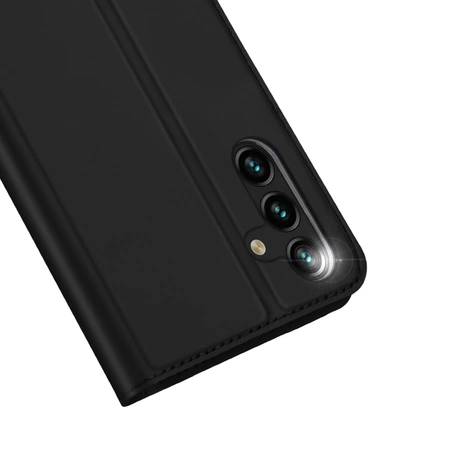 Dux Ducis Skin Pro Hülle für Samsung Galaxy A14 4G / 5G Cover mit Flip Card Wallet Stand Schwarz
