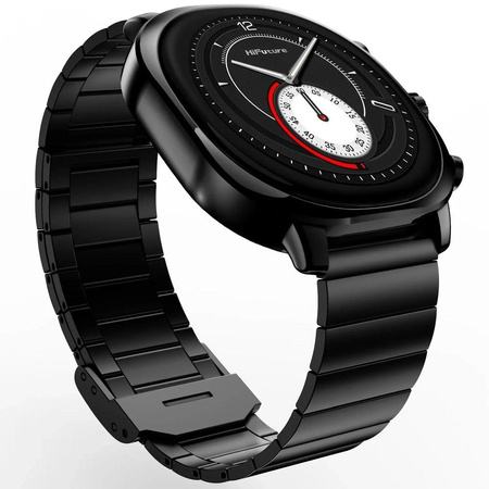 HIFUTURE smartwatch ze stali nierdzewnej ze sztuczną inteligencją AIX (OLED) (CORNING GORILLA GLASS) czarny
