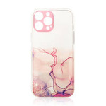 Marble Case für iPhone 13 Pro Max Gel Cover Marble Pink