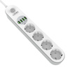 Listwa zasilająca z 4 gniazdami AC, 4x USB, LDNIO SE4432, 2m (biała)