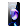 Baseus Vollbild-Hartglas für iPhone 14 Pro mit Lautsprecherabdeckung 0,4 mm + Montageset