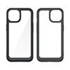 iPhone 15 Plus Outer Space Reinforced Case with Flexible Frame - Black