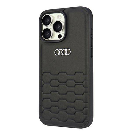 Audi nakładka Synthetic Leather do iPhone 16 Pro 6.3" czarna