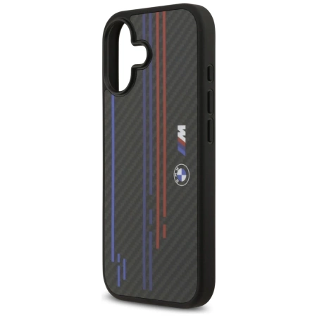 BMW M Kevlar Lines &amp; Logo MagSafe Case für iPhone 17 – Schwarz