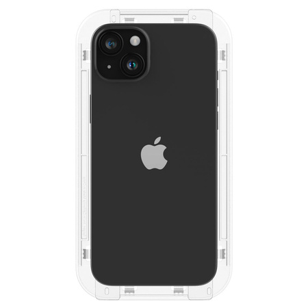 GEHÄRTETES GLAS Spigen GLAS.TR „EZ FIT“ FC IPHONE 15 SCHWARZ