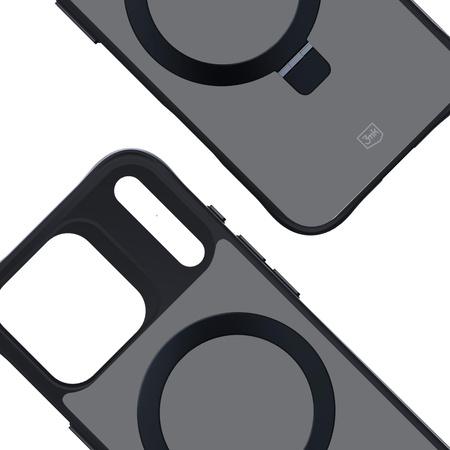 Apple iPhone 17 Pro - 3mk Smoke Case Mag&Stand