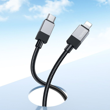 Kabel USB C do Lightning Hoco PD 27W 1 m X110 czarny