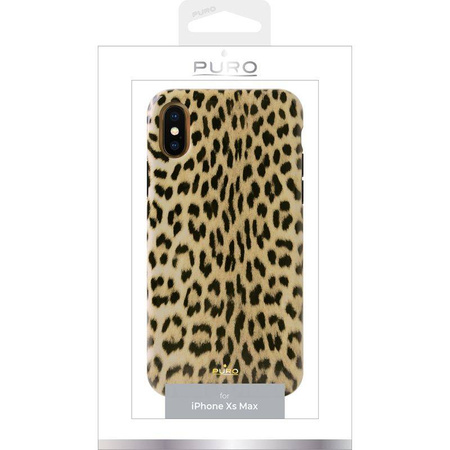 PURO Glam Leopard Cover - Etui iPhone Xs Max (Leo 1) Limited edition