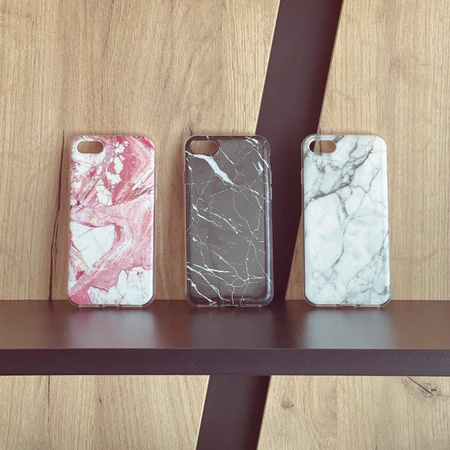 Wozinsky Marble TPU case cover for Samsung Galaxy A22 4G pink