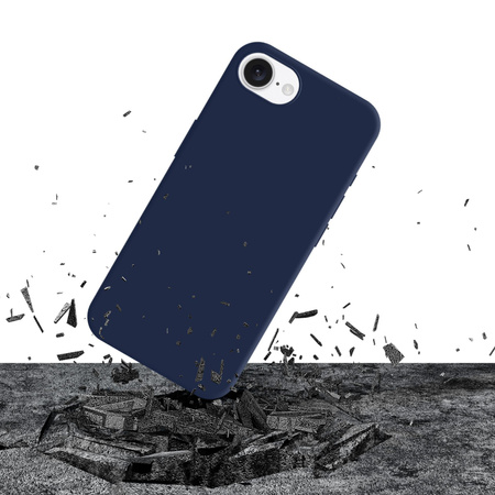 Apple iPhone 16E - 3mk Silicone Case Dark Navy