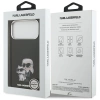 Karl Lagerfeld IML Aquarelle Karl & Choupette & Logo MagSafe Case for iPhone 17 Pro - Black