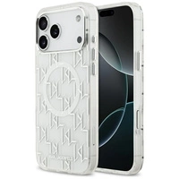 Karl Lagerfeld IML KL Monogram MagSafe Case for iPhone 17 Pro Max - White