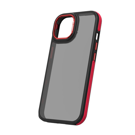 Nakładka Crystal Black do iPhone 16 6,1&quot; czerwona