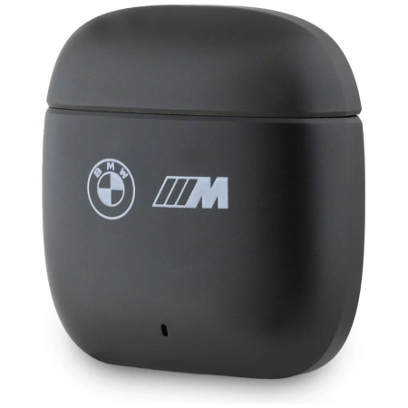 BMW M Metal M Logo Print ANC-ENC TWS Bluetooth Headphones - Black