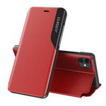 Eco Leather View Case elegancki futerał etui z klapką i funkcją podstawki iPhone 13 Pro Max czerwony