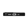 iCarer Litchi Premium Leather Case skórzane etui iPhone 14 Plus magnetyczne z MagSafe czarny (WMI14220711-BK)