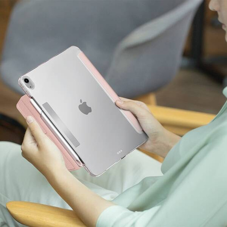 UNIQ etui Camden Click iPad Air 13" (2024) różowy/blush pink