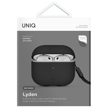 UNIQ etui Lyden DS AirPods 4 czarny/dallas black