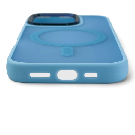 Etui Wozinsky Fashion Case MagSafe na Samsung Galaxy S25 - niebieskie