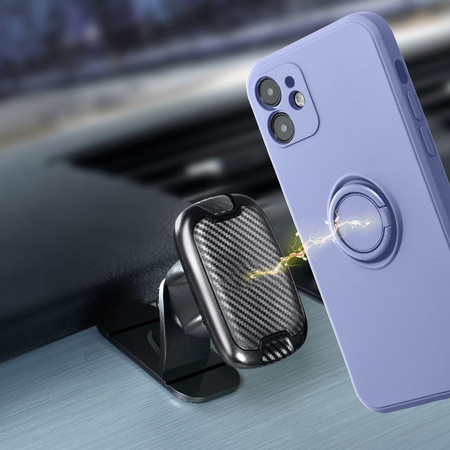 Futerał SILICONE RING do SAMSUNG A56 5G fioletowy