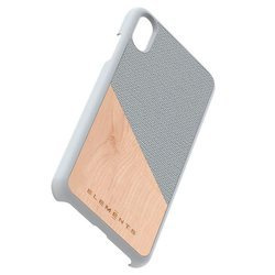 Nordic Elements Original Hel - Drewniane etui iPhone Xs Max (Light Grey)