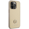Guess GUHCP15XPS4DGPD iPhone 15 Pro Max 6,7&quot; Gold/Gold Hardcase Strass Metall Logo