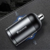 Baseus Tiny Star PPS mini inteligentna ładowarka samochodowa USB 30W Quick Charge 3.0 szary (VCHX-A0G)