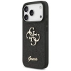 Guess Fixed Glitter Big 4G Hülle für iPhone 17 Pro - Schwarz