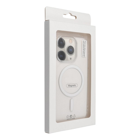 Drop Glue Colorful Ring Mag Cover kompatybilny z MagSafe pasuje do SAMSUNG S26 Pro biały