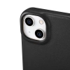 iCarer CE Premium Leather Folio Case skórzane etui iPhone 14 Plus z klapką magnetyczne MagSafe czarny (WMI14220715-BK)