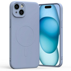 Mercury MagSafe Semi-Silicone iPhone 15Plus 6,7" lawenda /lavender