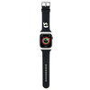 Pasek do APPLE WATCH 4 / 5 / 6 / 7 / 8 / SE (38 / 40 / 41 MM) Karl Lagerfeld Strap 3D Rubber Karl Head (KLAWMSLKNK) czarne