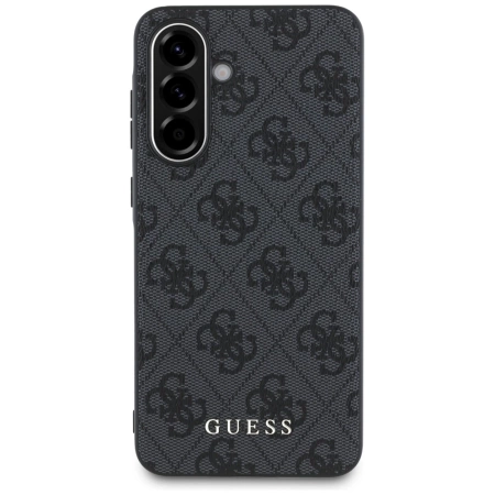Guess 4G Metal Gold Logo Case for Samsung Galaxy A56 - Black