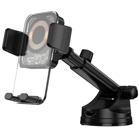 JELLICO car holder with wireless charging W15 15W Black