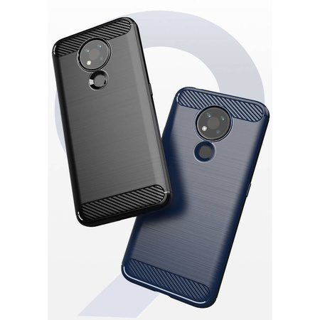 Carbon Case Flexible Schutzhülle für Nokia 3.4 schwarz