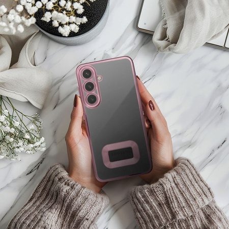 Futerał GLAM do XIAOMI REDMI NOTE 14 5G pudrowy róż