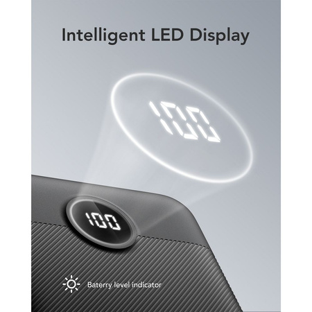 Bateria zewnętrzna (Powerbank) VEGER L20S - 20 000mAh LCD Quick Charge PD 20W biały (VP2039PD  / W2039PD )