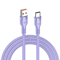 Kabel 3A 1.2m USB - USB-C (120W FOR XIAOMI) T -PHOX BOLD fioletowy