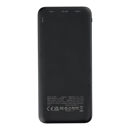 Powerbank 10000 mAh 3A W1056 czarny