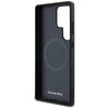 Schutzhülle SAMSUNG GALAXY S25 ULTRA Mercedes AMG Hardcase Leather Debossed Lines MagSafe schwarz